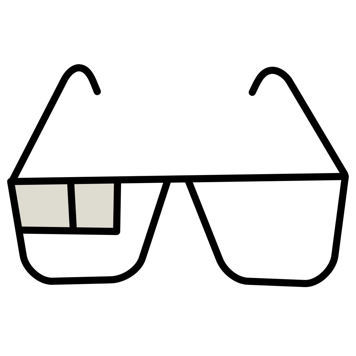 claude hand drawn style lunettes google icon