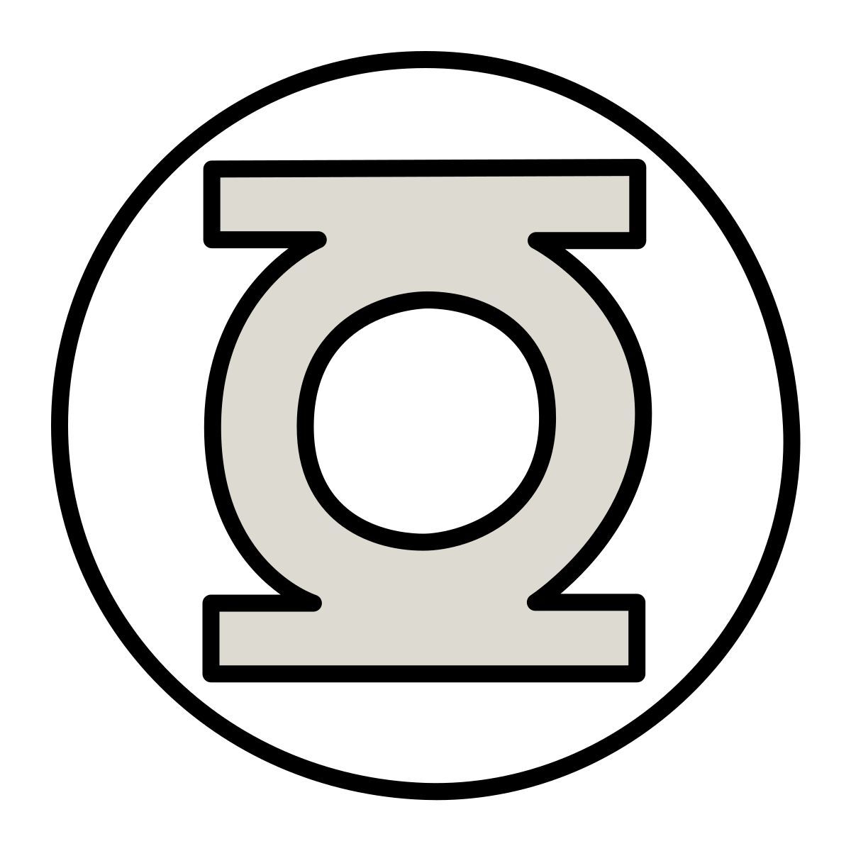 claude hand drawn Stil green lantern Icon