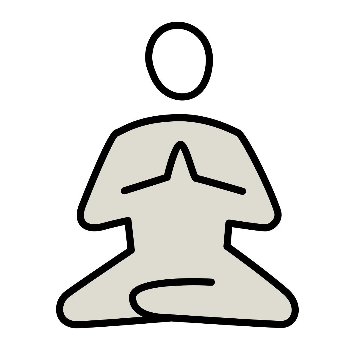 claude hand drawn style guru icon