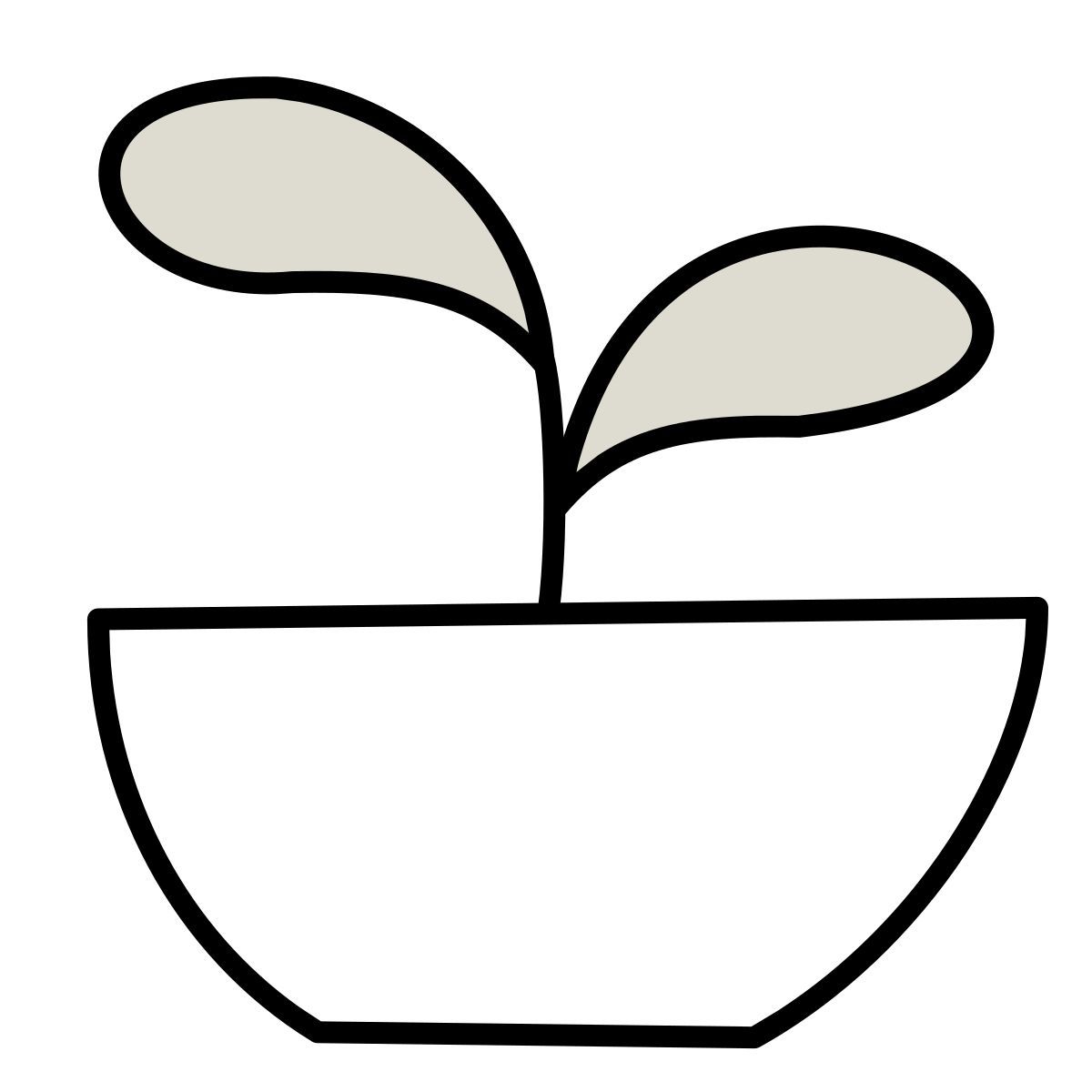 icona nutriente claude hand drawn stile