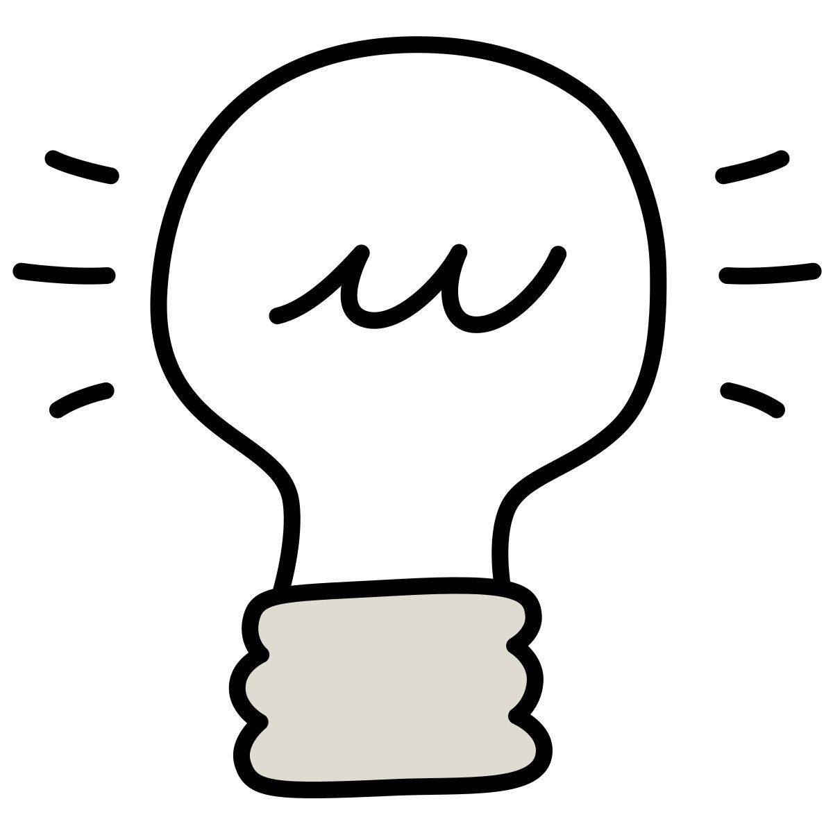 claude hand drawn style idee icon