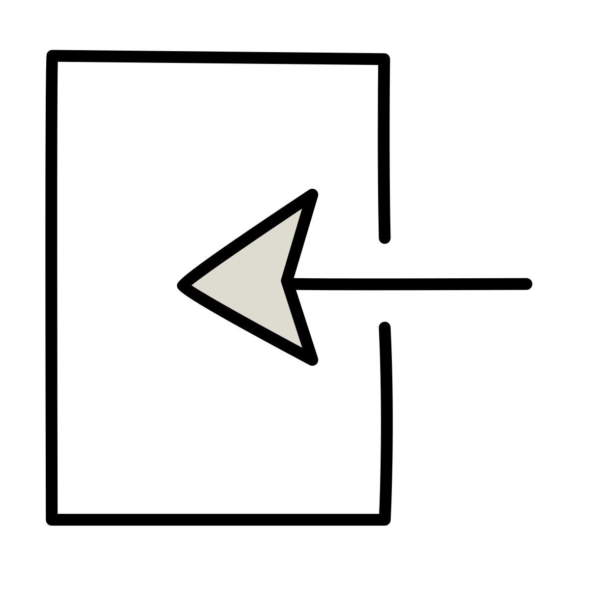 claude hand drawn style importer icon