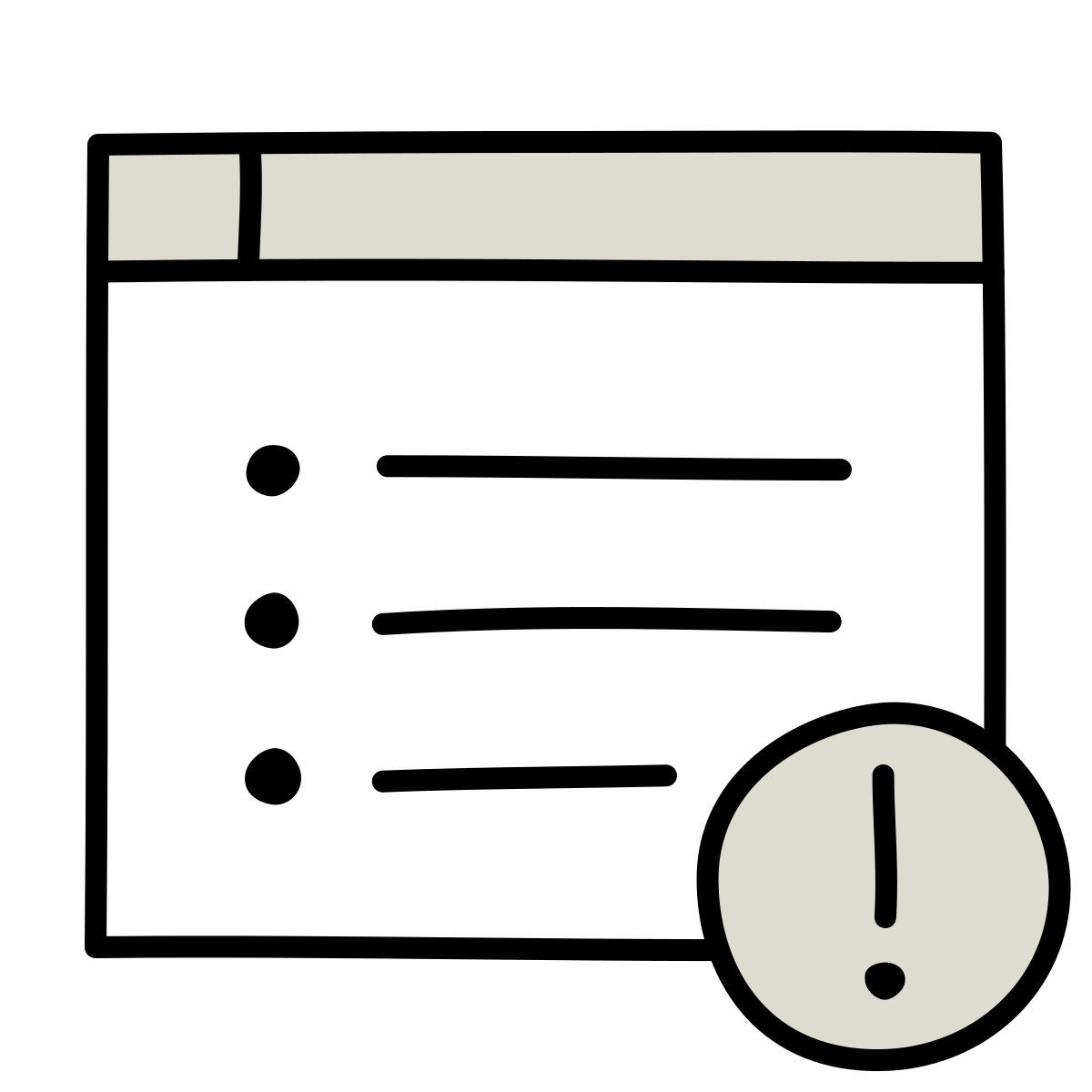claude hand drawn style objet important icon