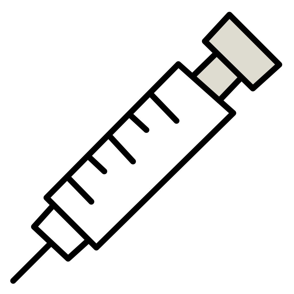 icono pluma de insulina claude hand drawn estilo