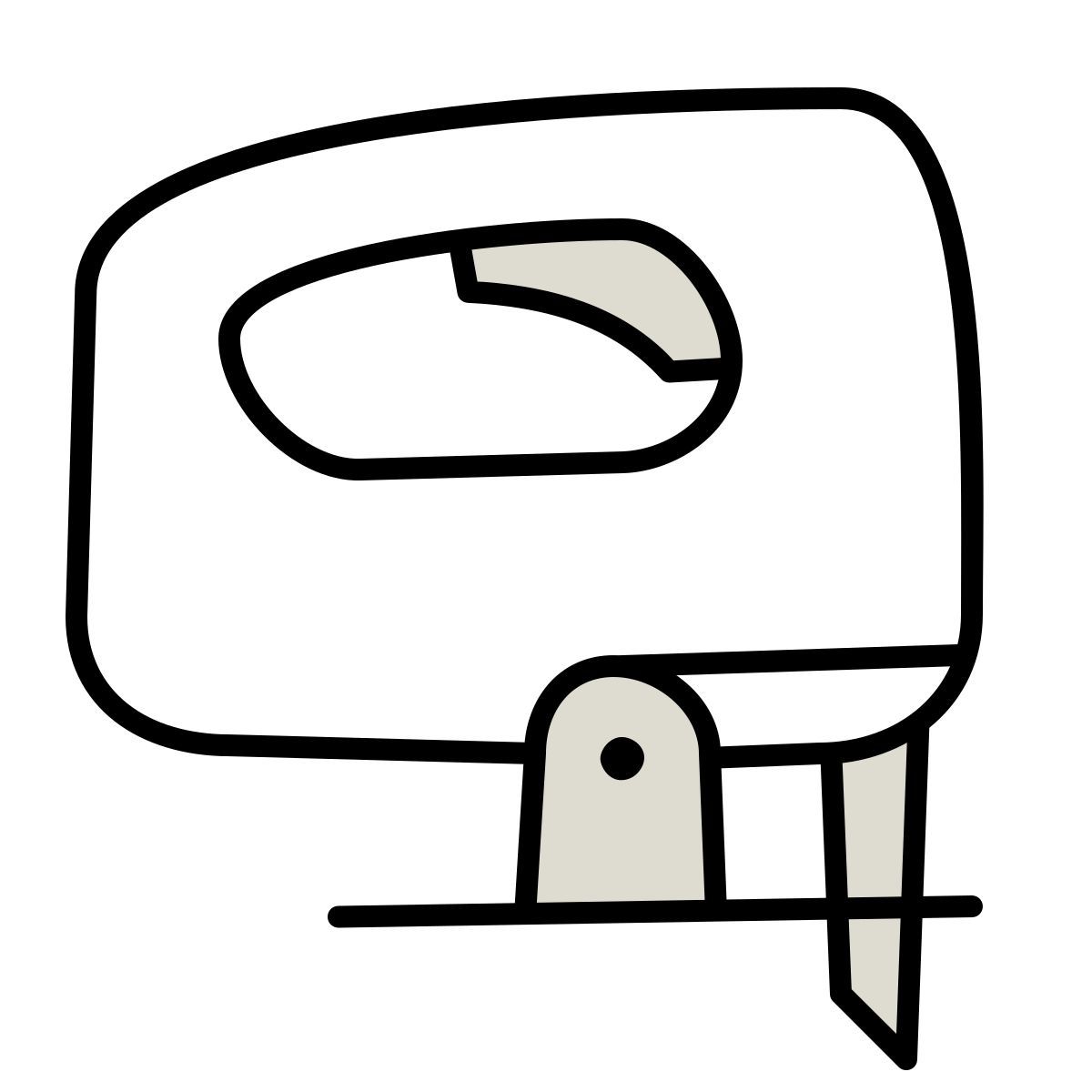 icon jig saw claude hand drawn estilo