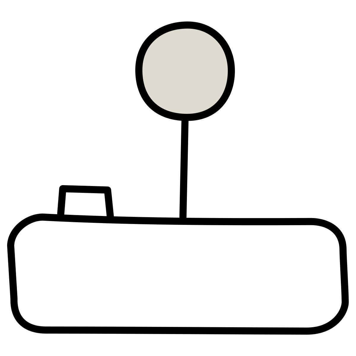 icona joystick claude hand drawn stile