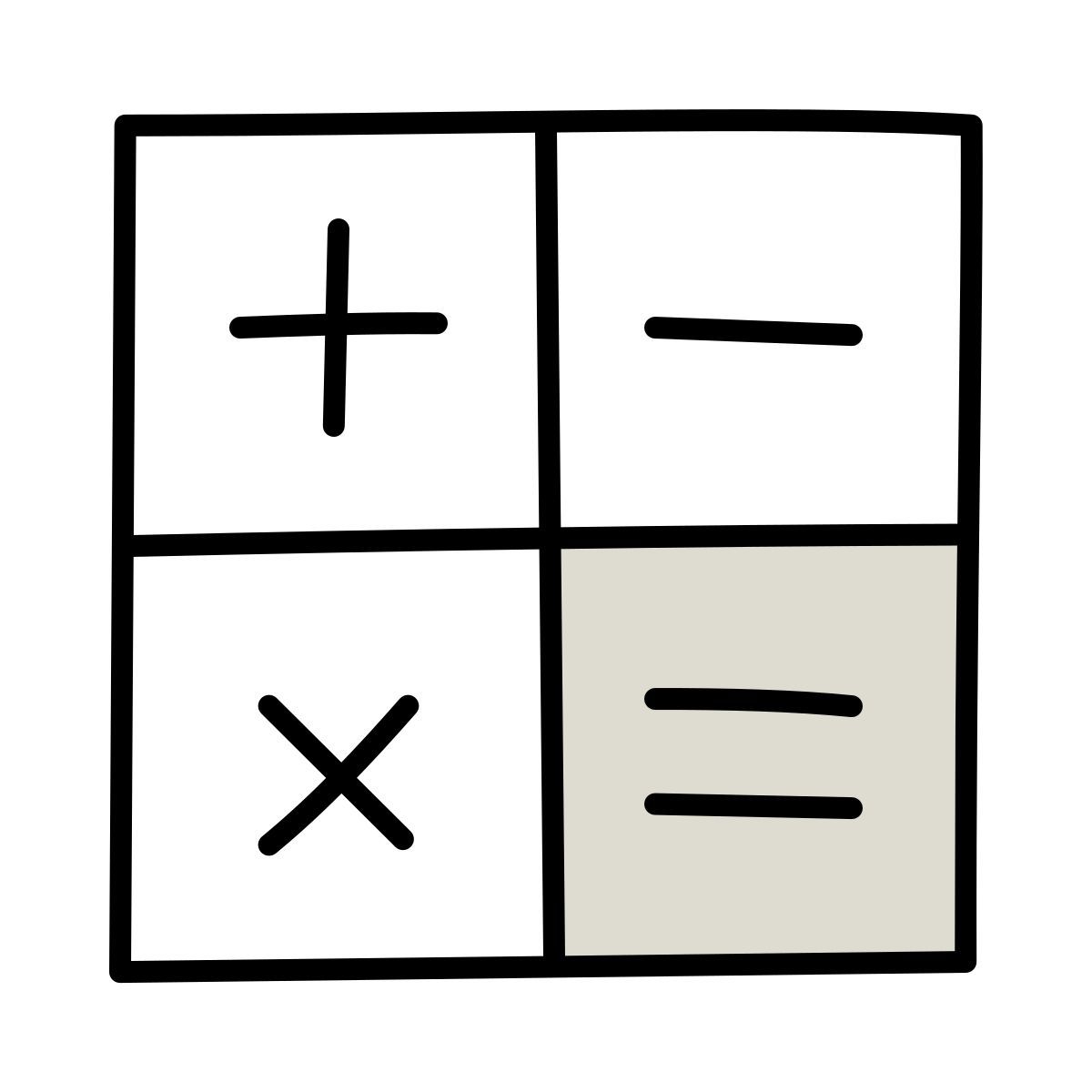 icona math claude hand drawn stile
