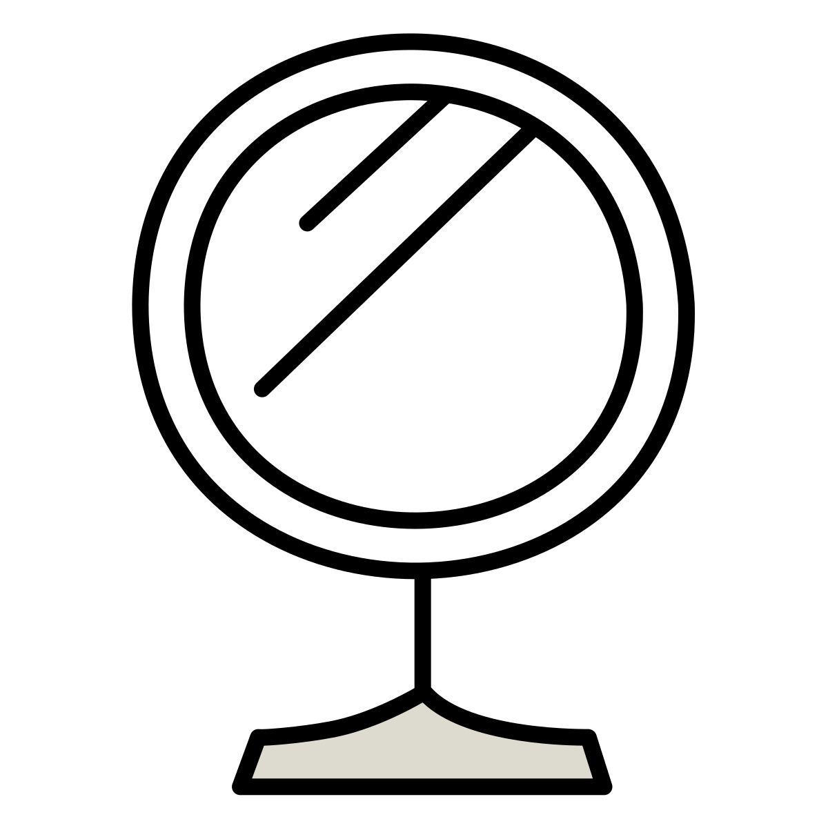 claude hand drawn style specchio icon