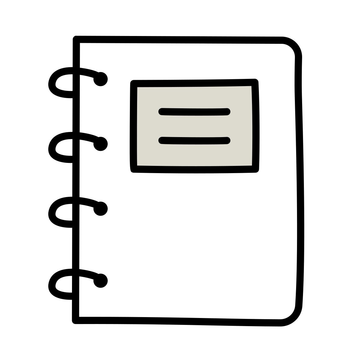 claude hand drawn style dossier icon