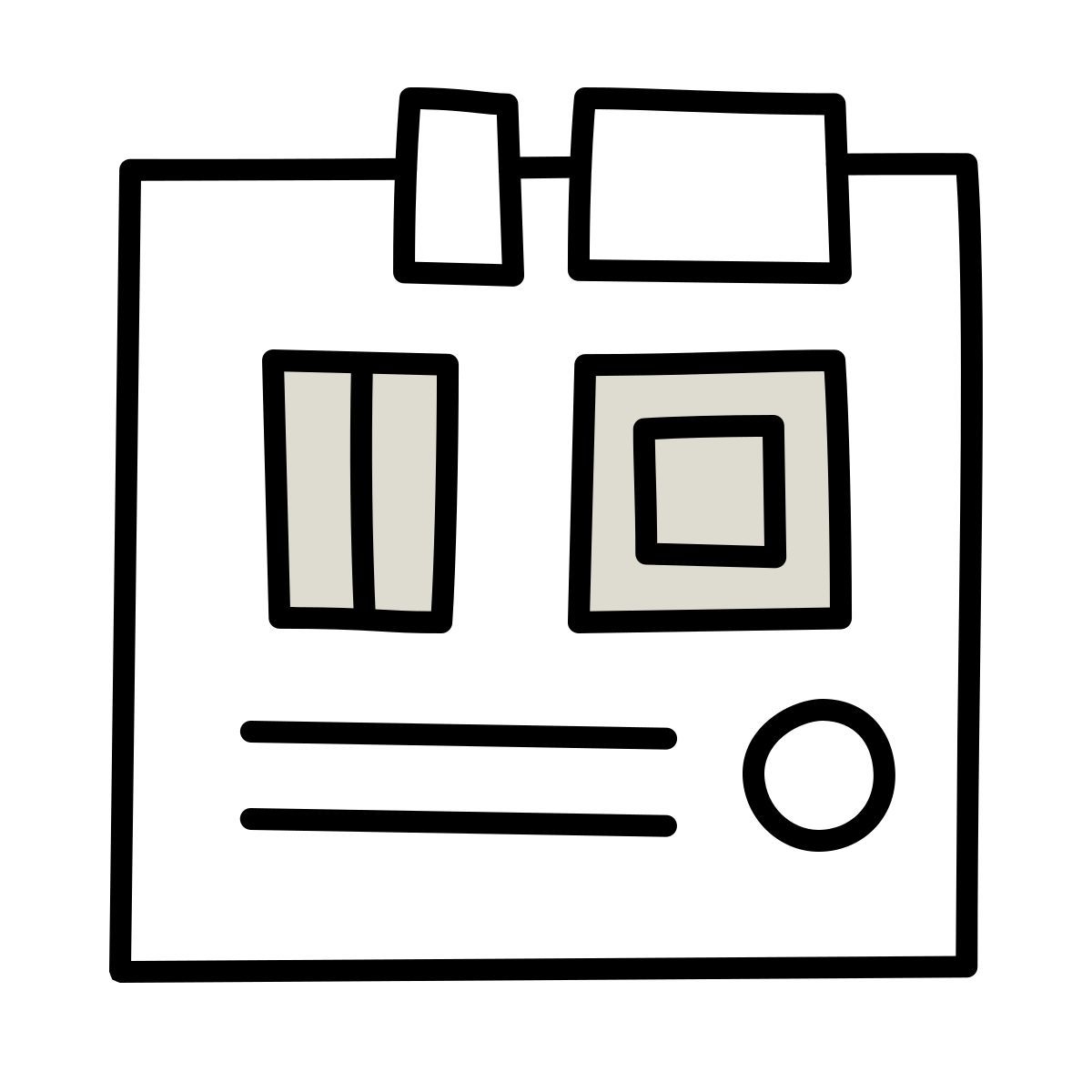 claude hand drawn style placa base icon