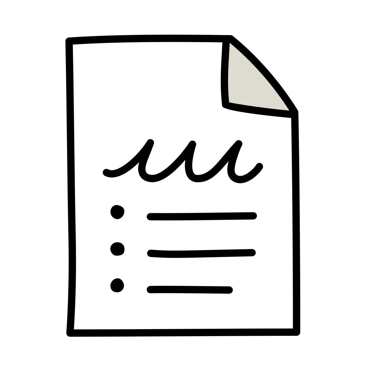 claude hand drawn style page icon