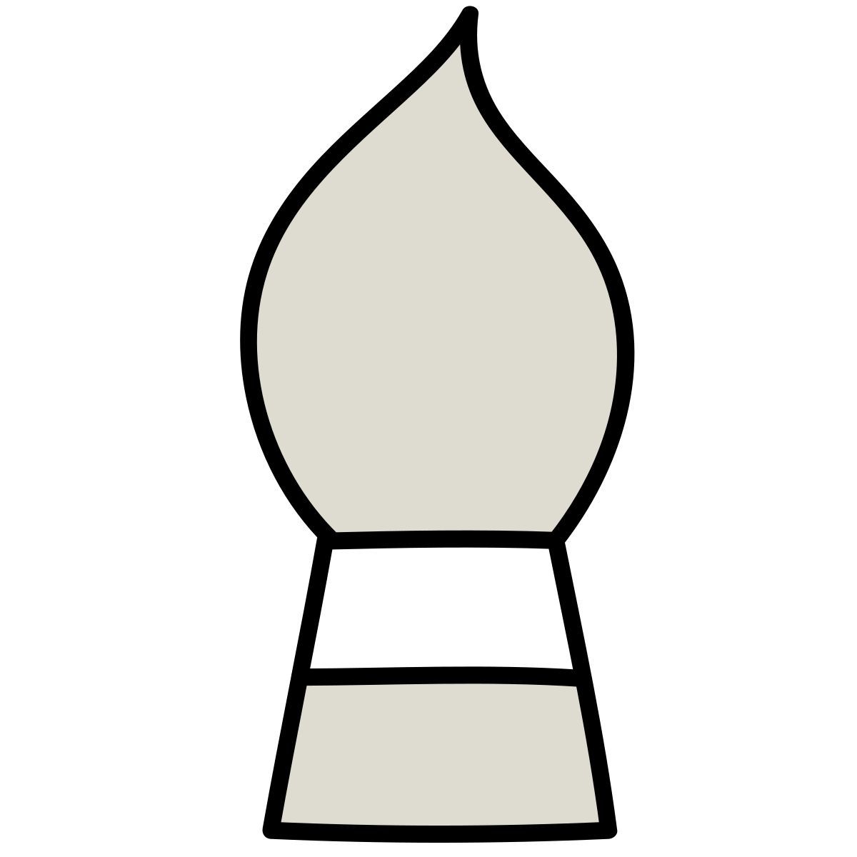 claude hand drawn style bürste icon