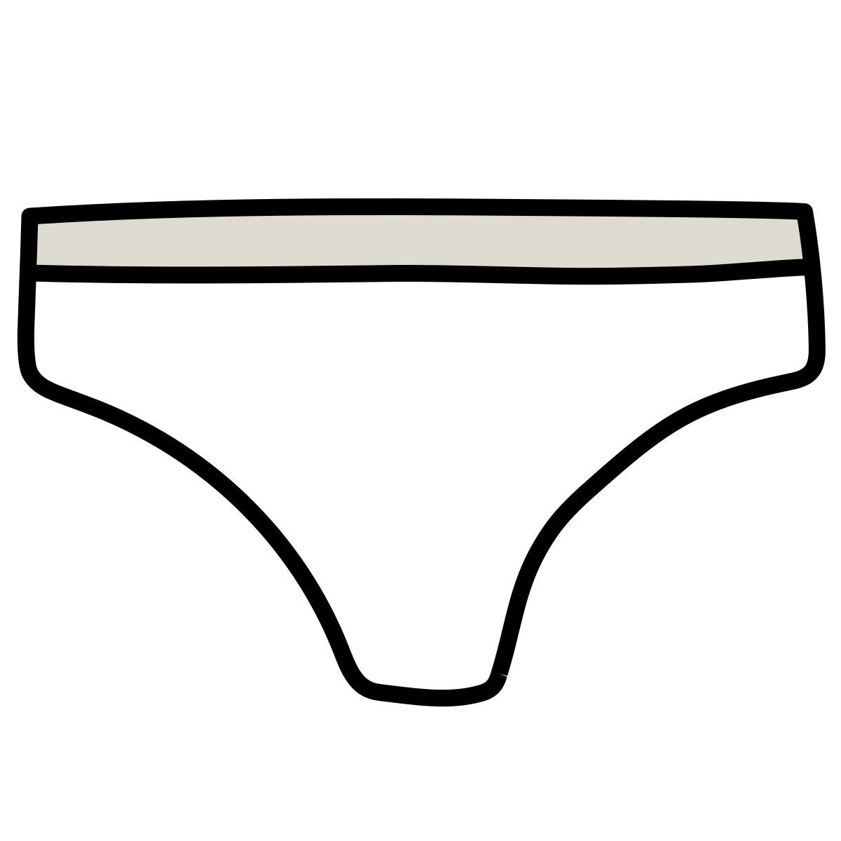 claude hand drawn style panties icon