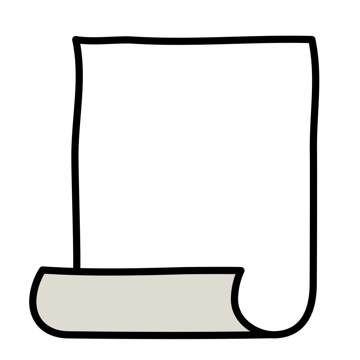 claude hand drawn style papier icon