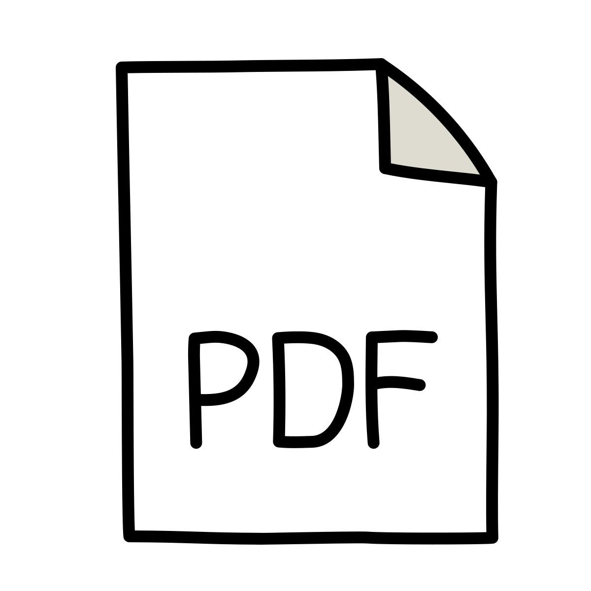claude hand drawn style pdf 2 Icon