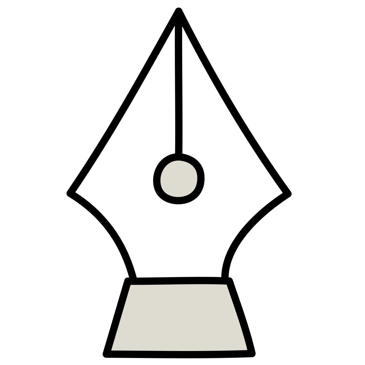 claude hand drawn style penna icon