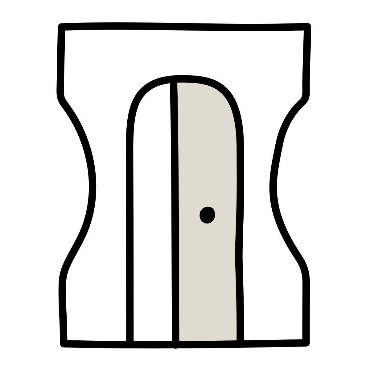 claude hand drawn 风格 卷笔刀 图标