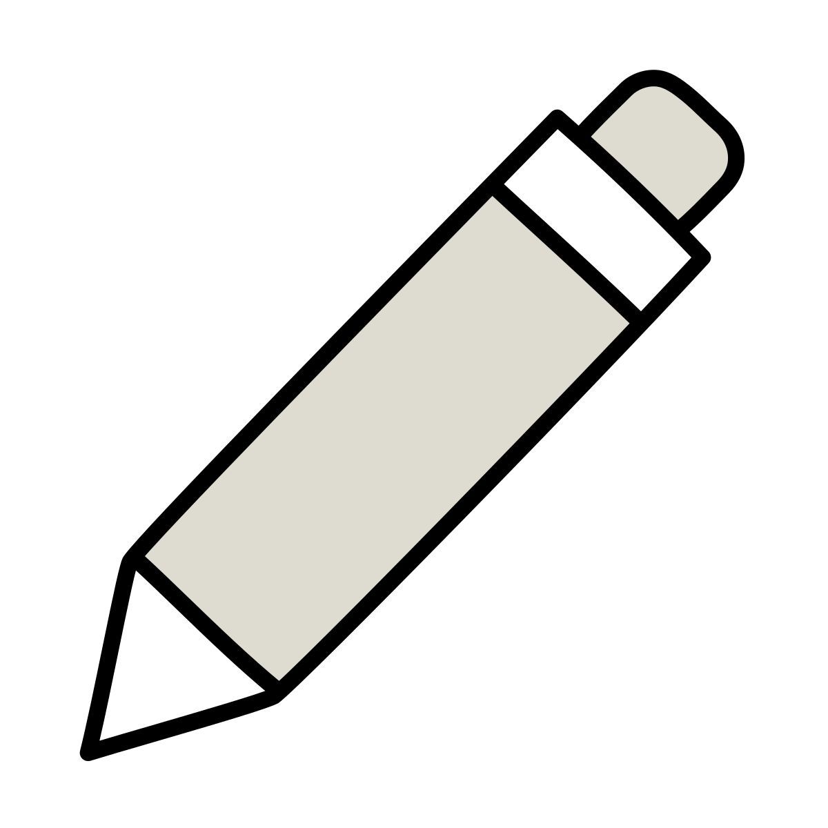 claude hand drawn style crayon icon