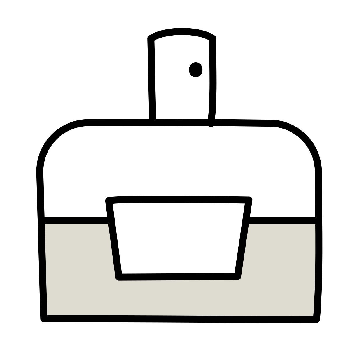 icône flacon de parfum claude hand drawn style