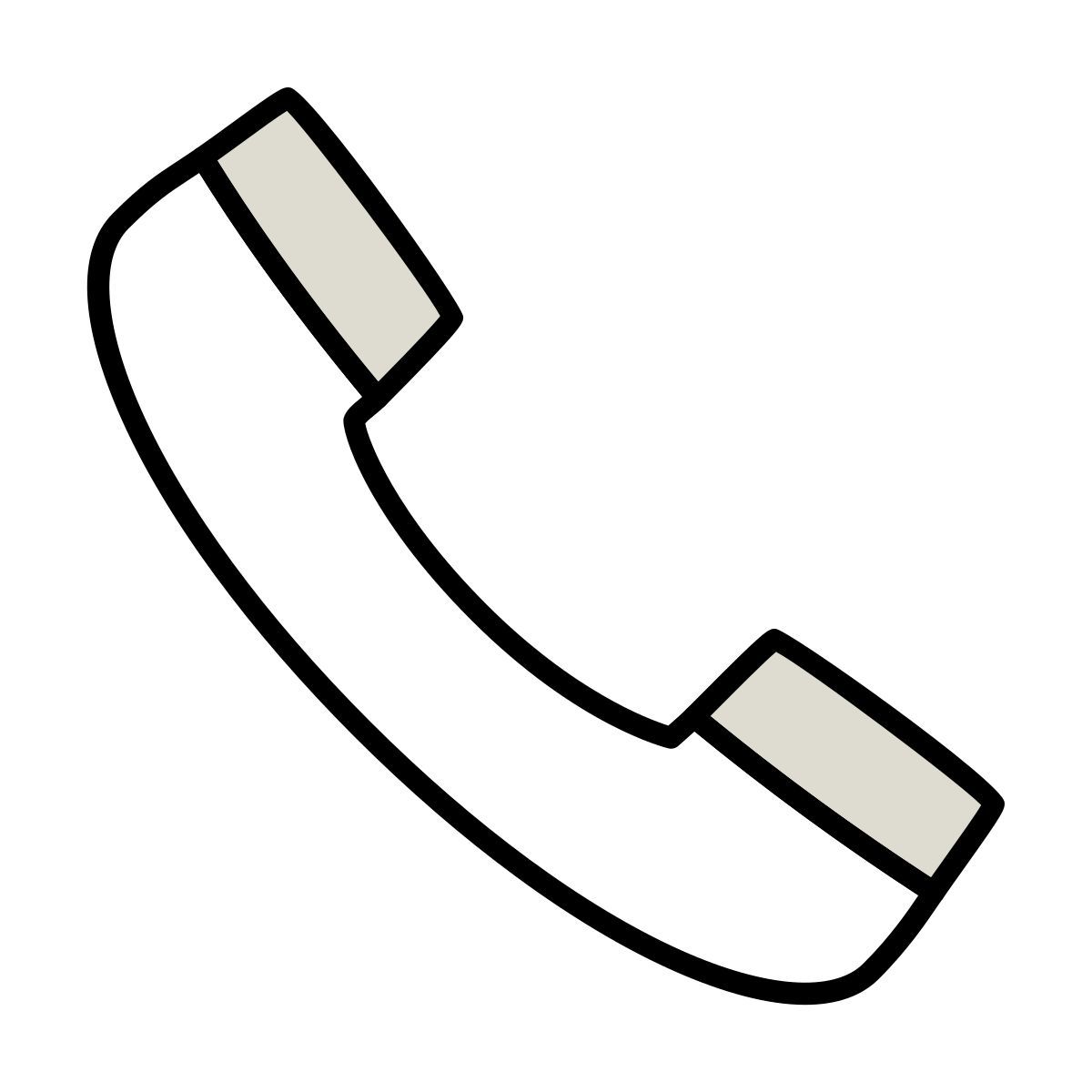 claude hand drawn style telefono icon