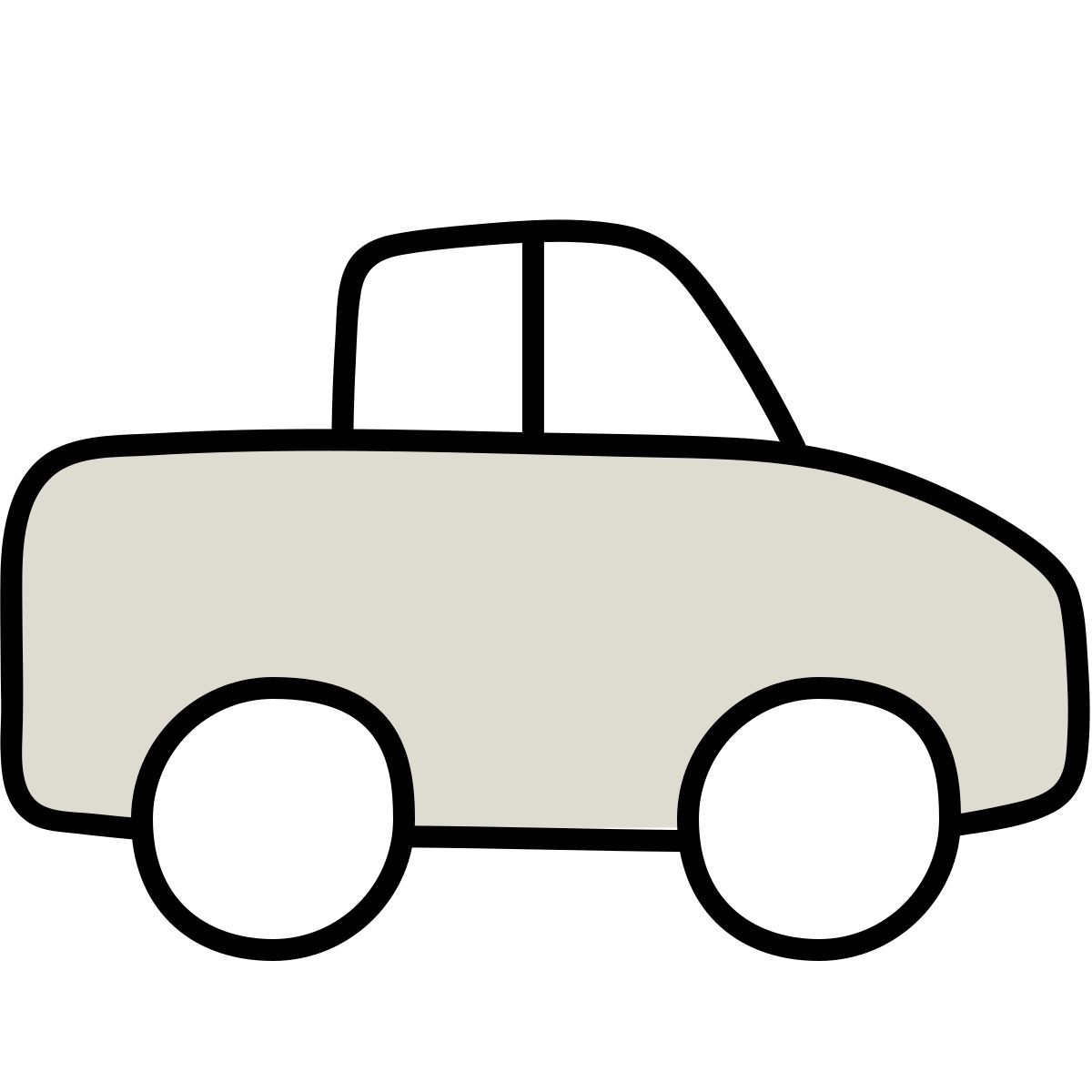 claude hand drawn style pick up icon