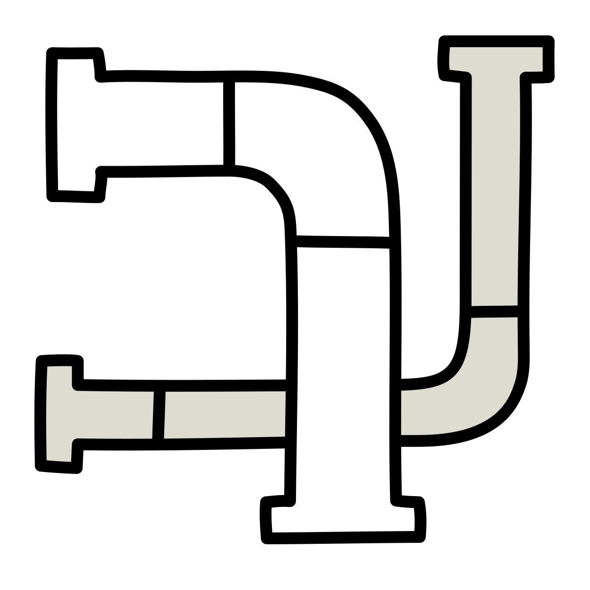 icono tuberías claude hand drawn estilo