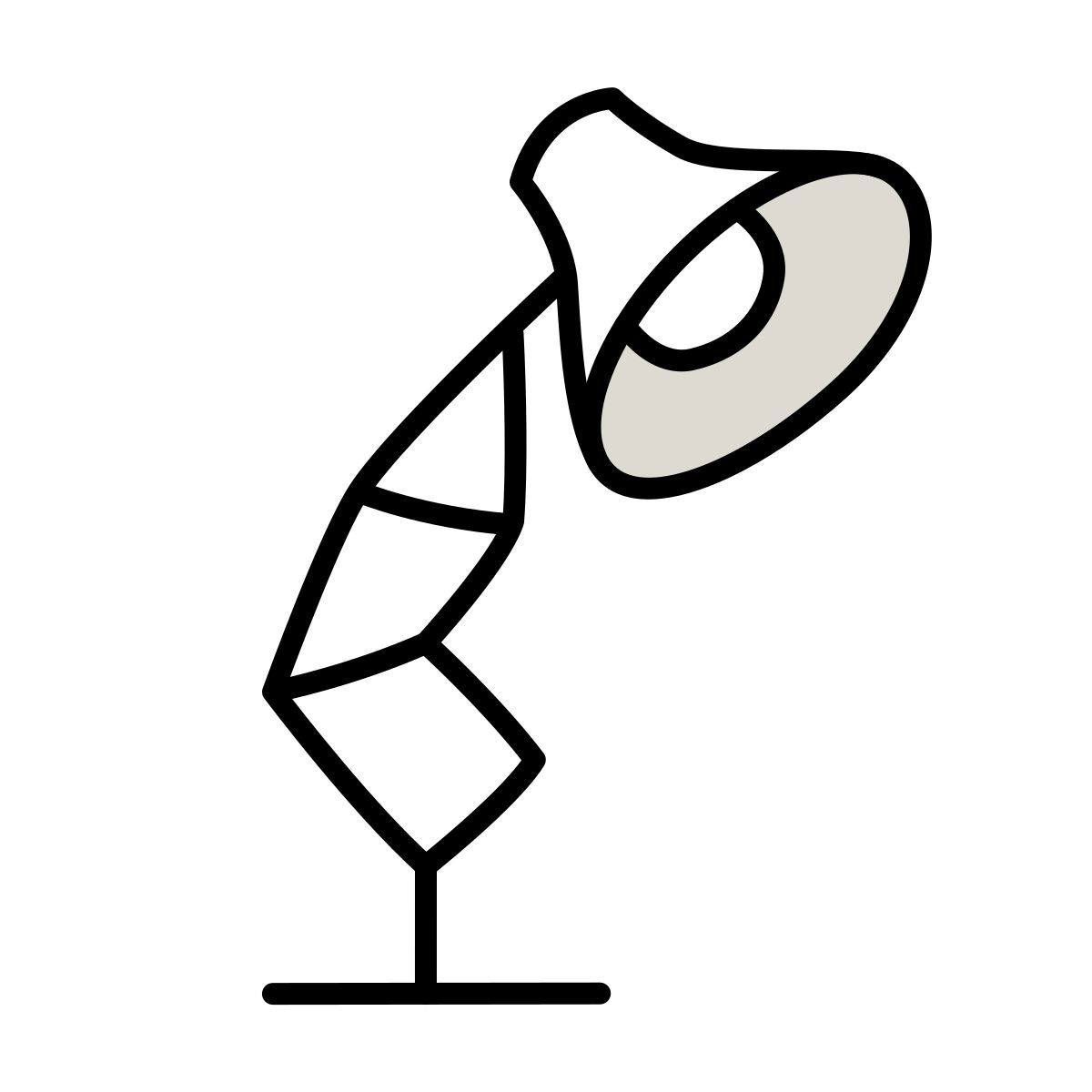 claude hand drawn 스타일 pixar lamp 아이콘