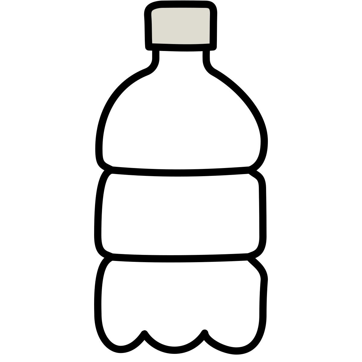 icono plástico claude hand drawn estilo