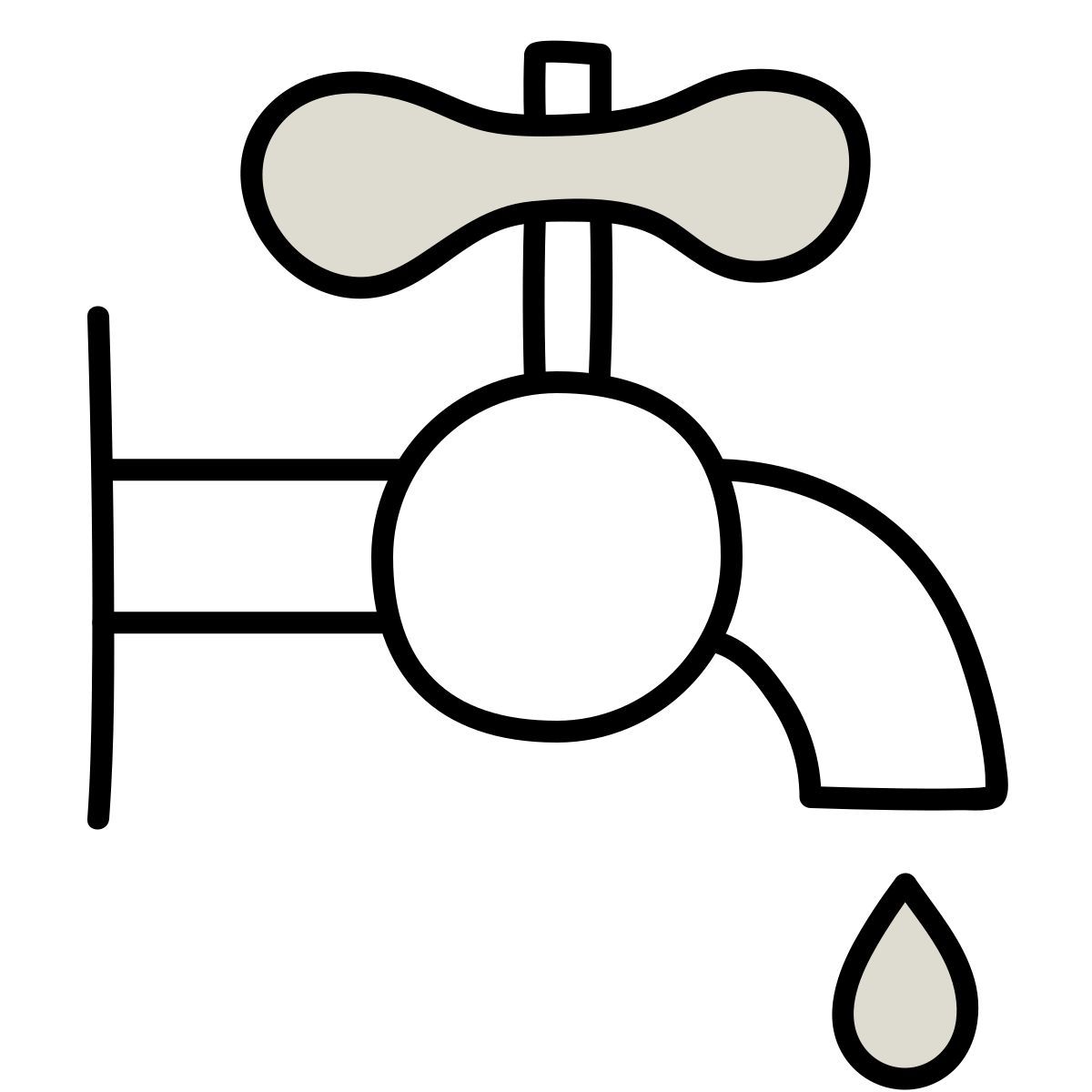 icono plomería claude hand drawn estilo