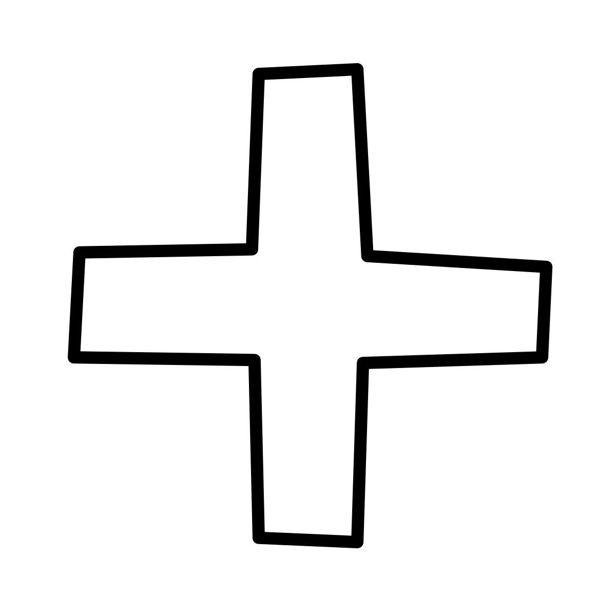 claude hand drawn Stil plus mathe Icon