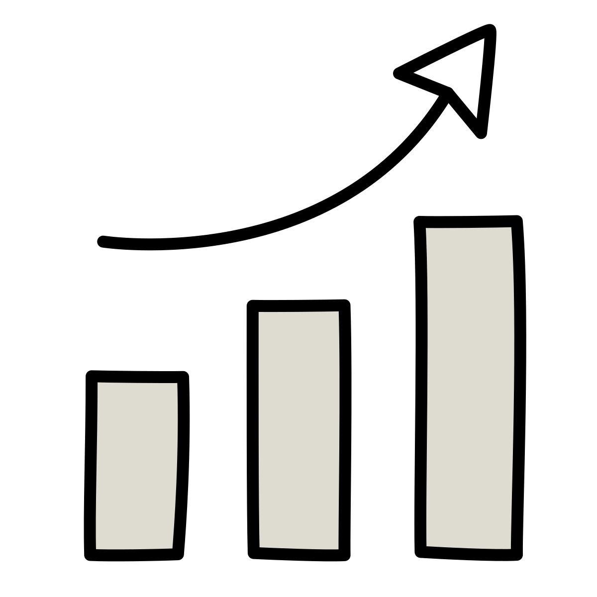 claude hand drawn style positive dynamik icon