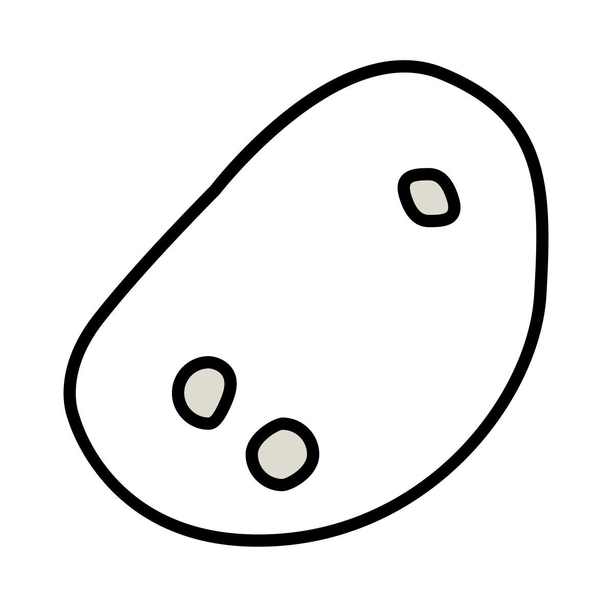 claude hand drawn style batata icon