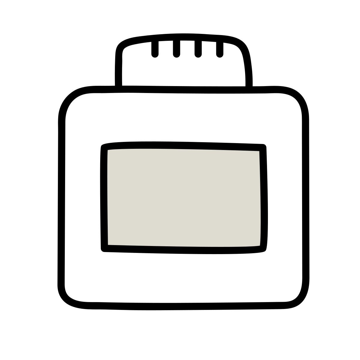 icono polvo claude hand drawn estilo