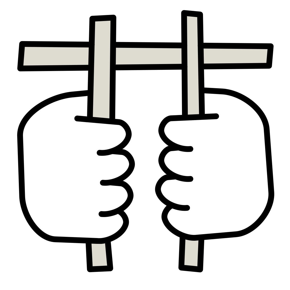 claude hand drawn style 囚犯 icon