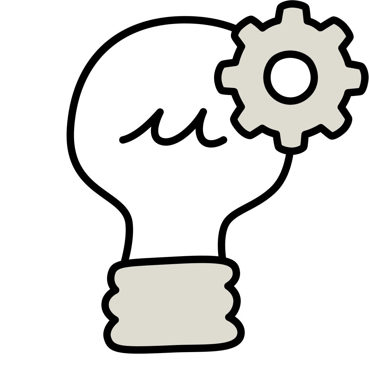 icon gerenciamento de projetos claude hand drawn estilo