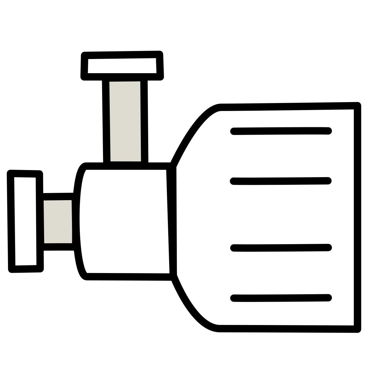 claude hand drawn style pumpe icon
