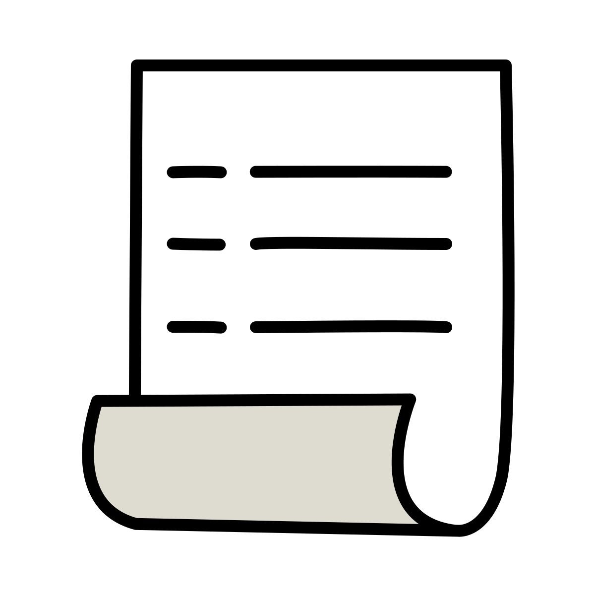 icon ordem de compra claude hand drawn estilo