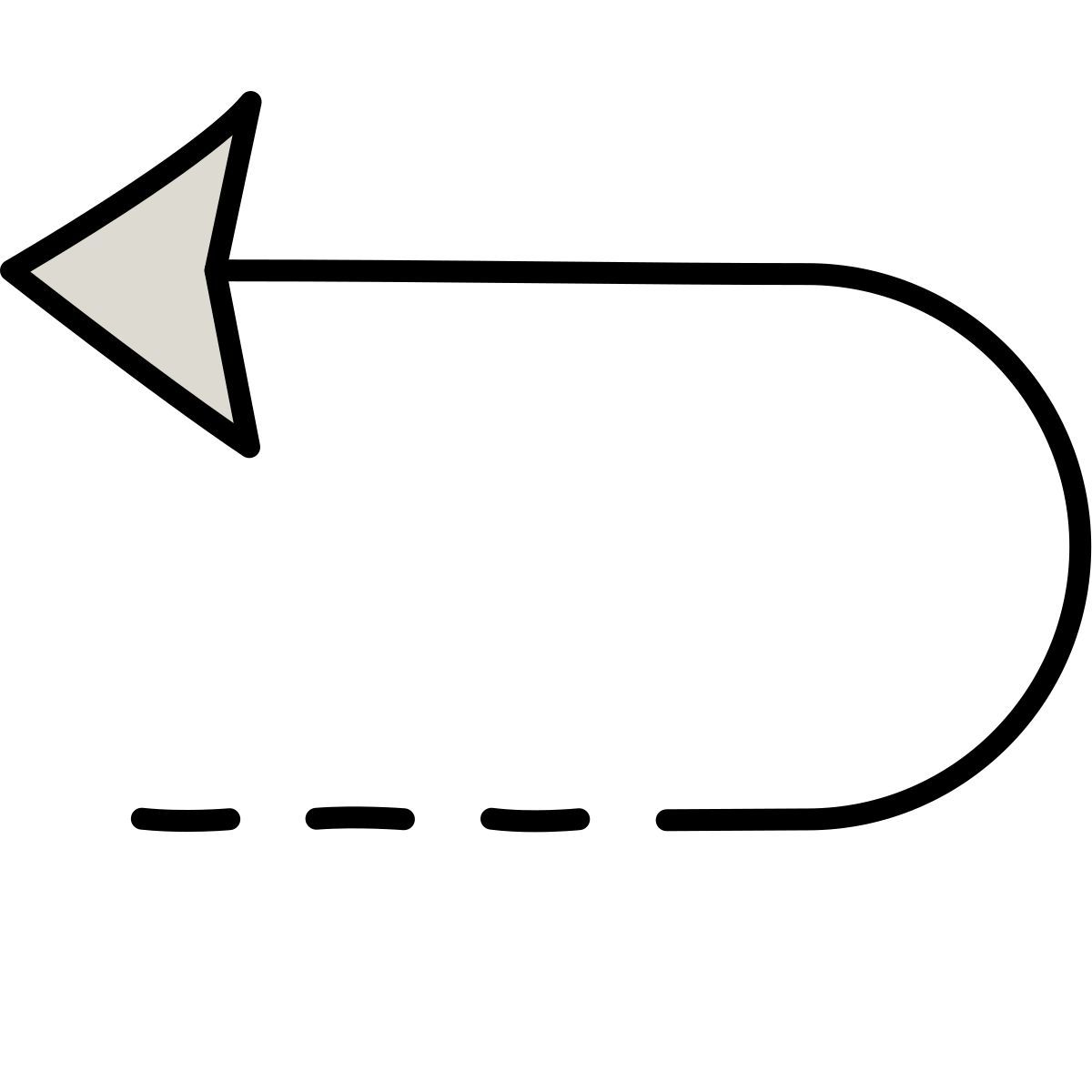 claude hand drawn 风格 返回 图标