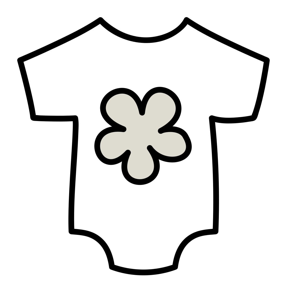 icône barboteuse claude hand drawn style