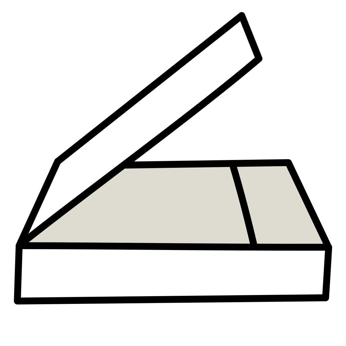 claude hand drawn Stil scanner Icon