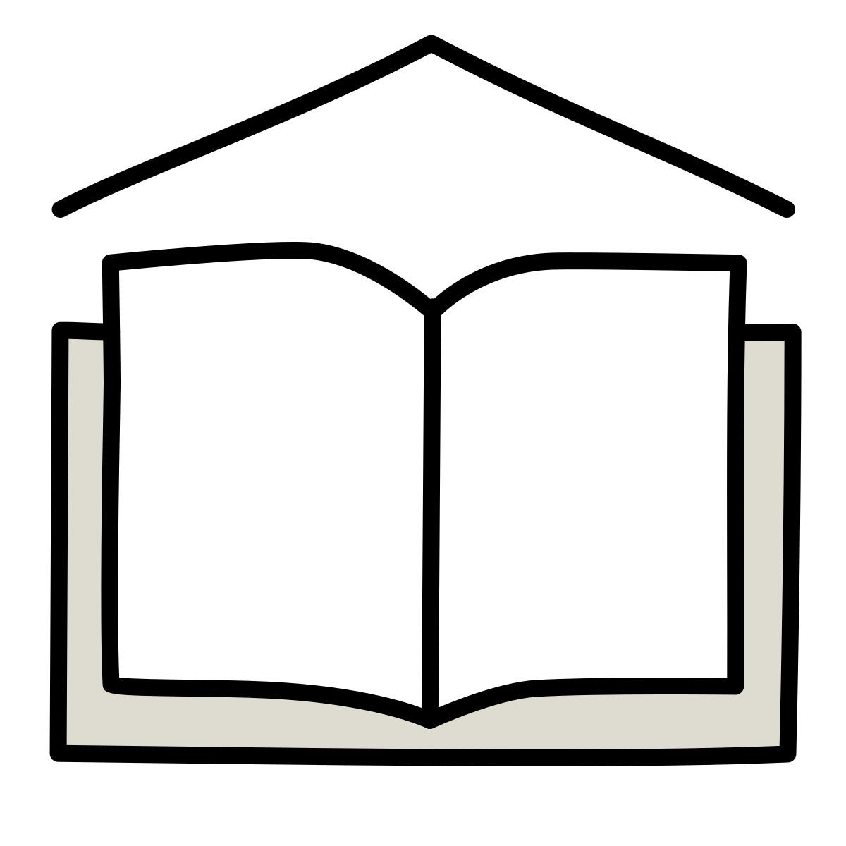 claude hand drawn style school icon