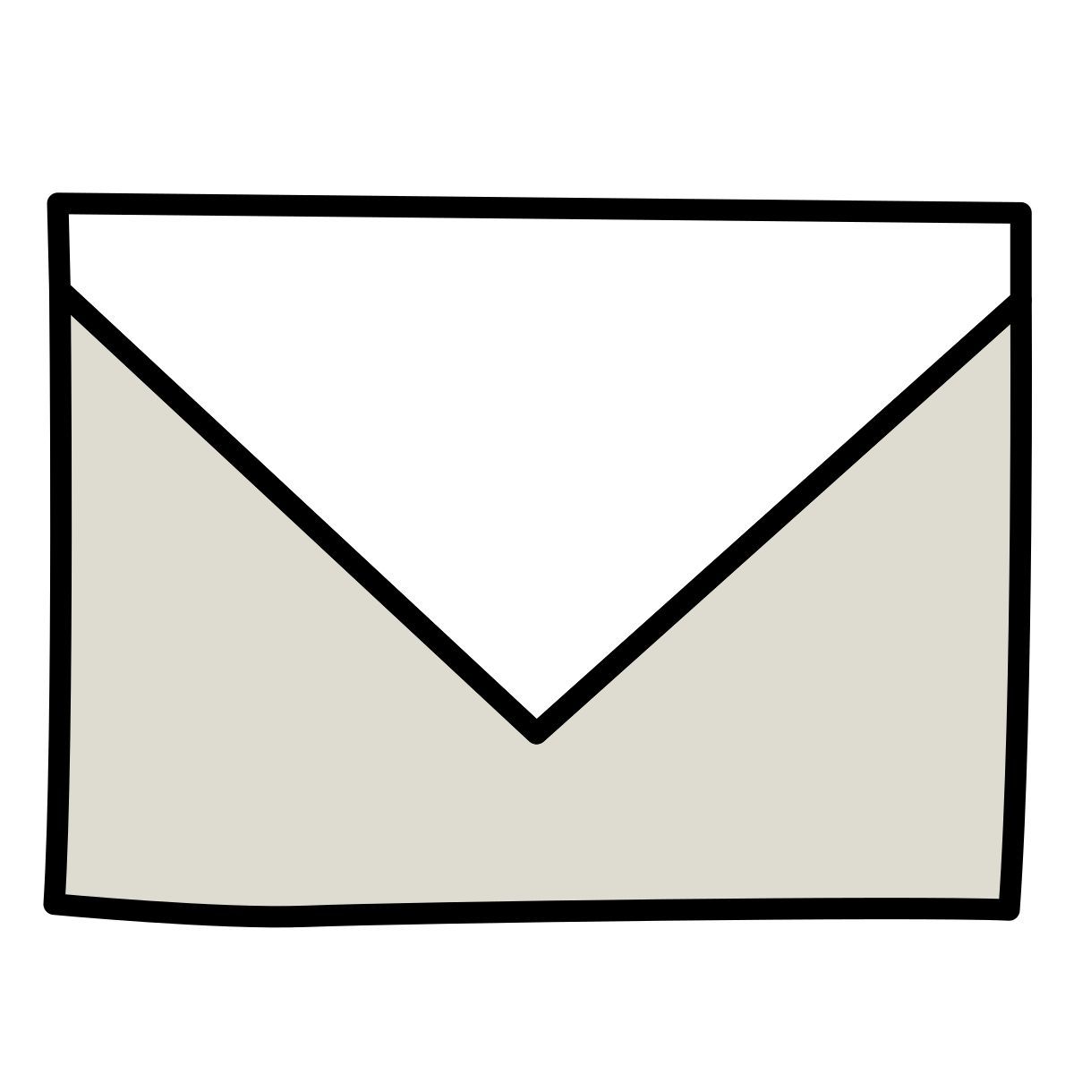 claude hand drawn style messaggio icon