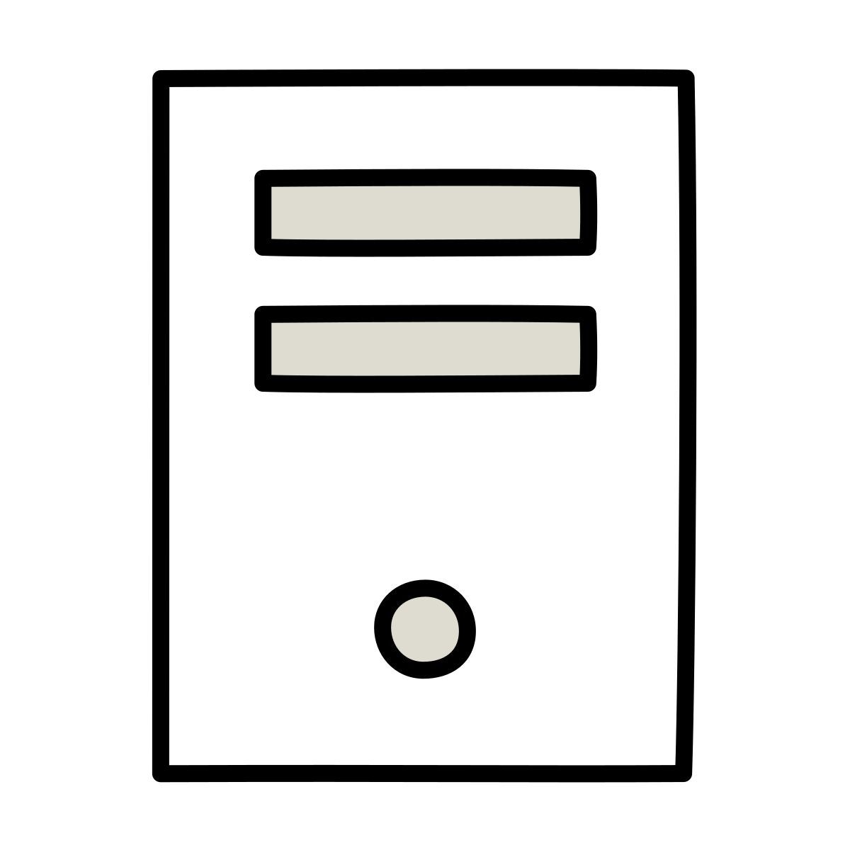 claude hand drawn style server icon