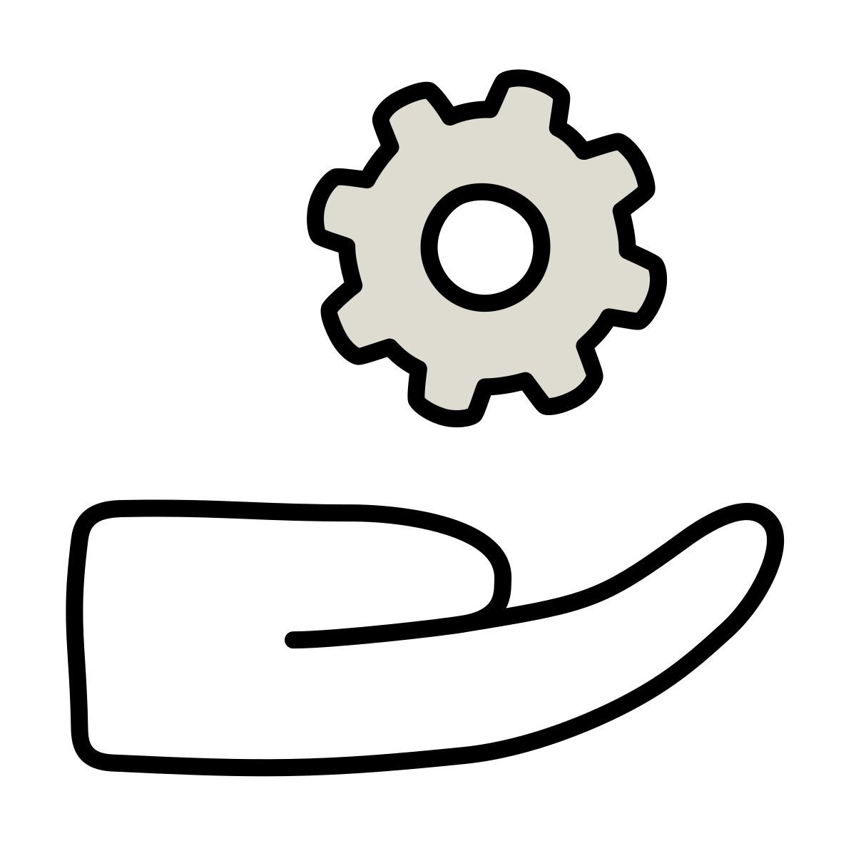 claude hand drawn 风格 服务 图标