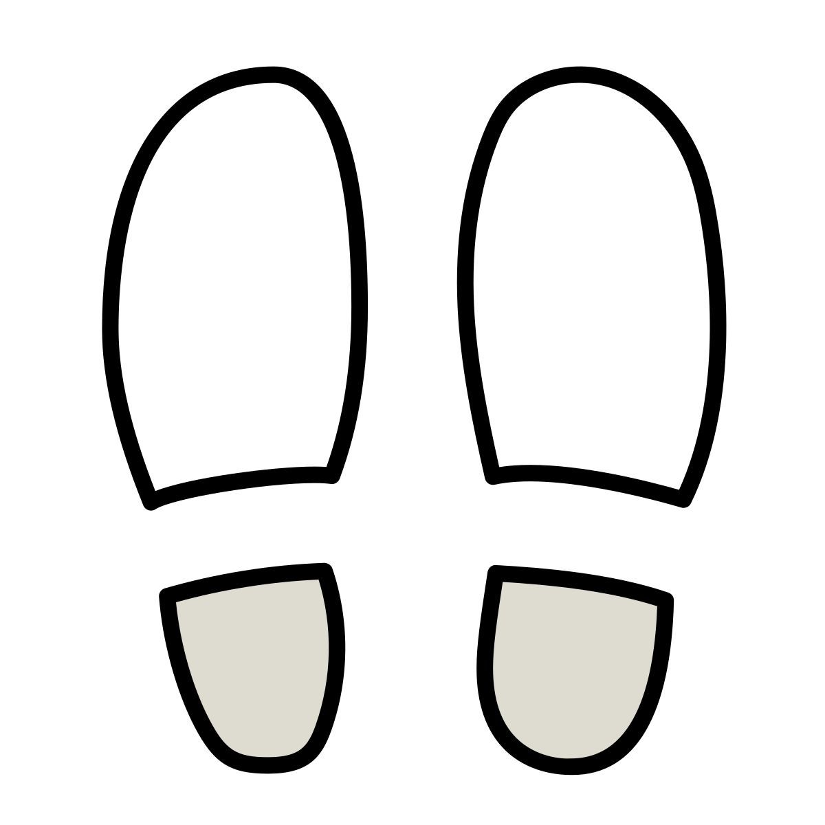 claude hand drawn style shoes icon