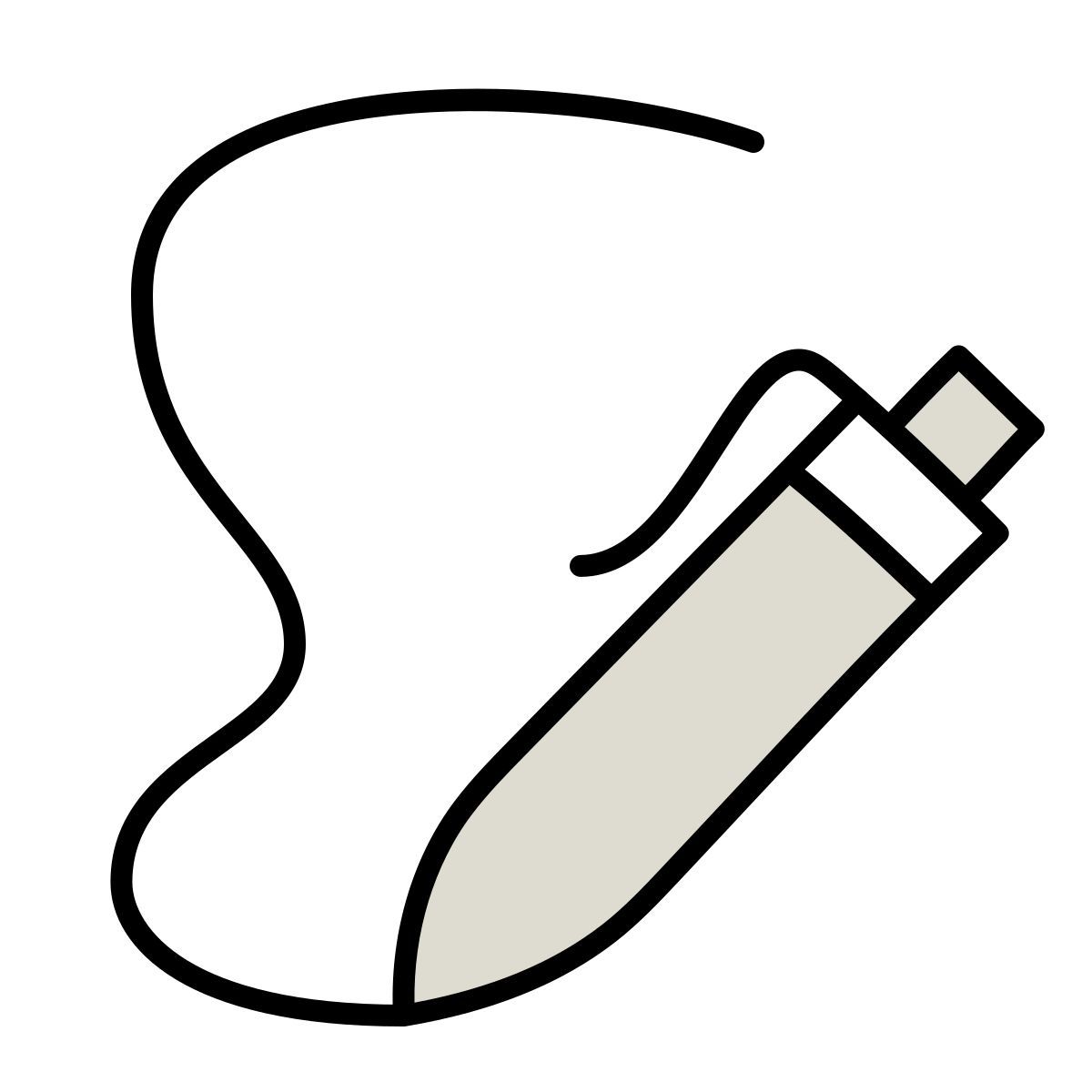 icon inscrever se claude hand drawn estilo