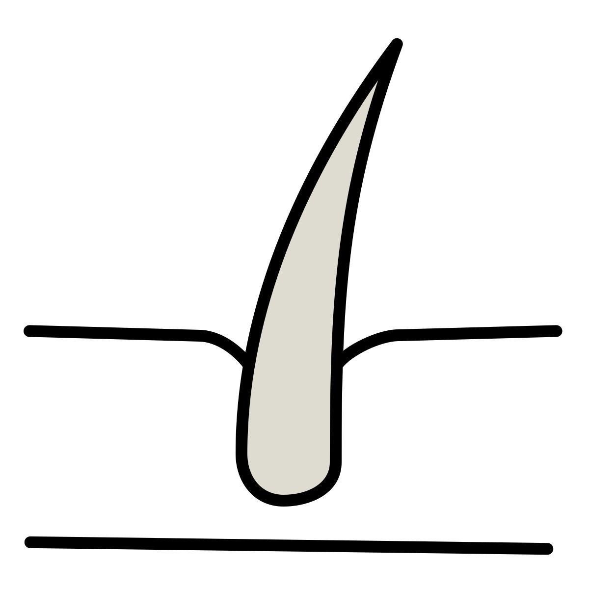 claude hand drawn Stil haut Icon