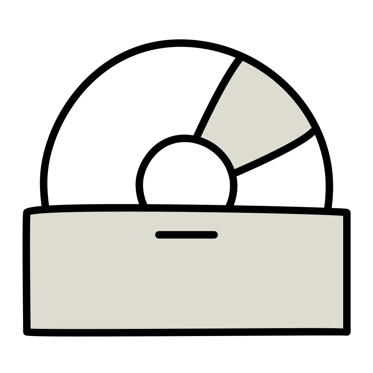 claude hand drawn style softwarehülle Icon