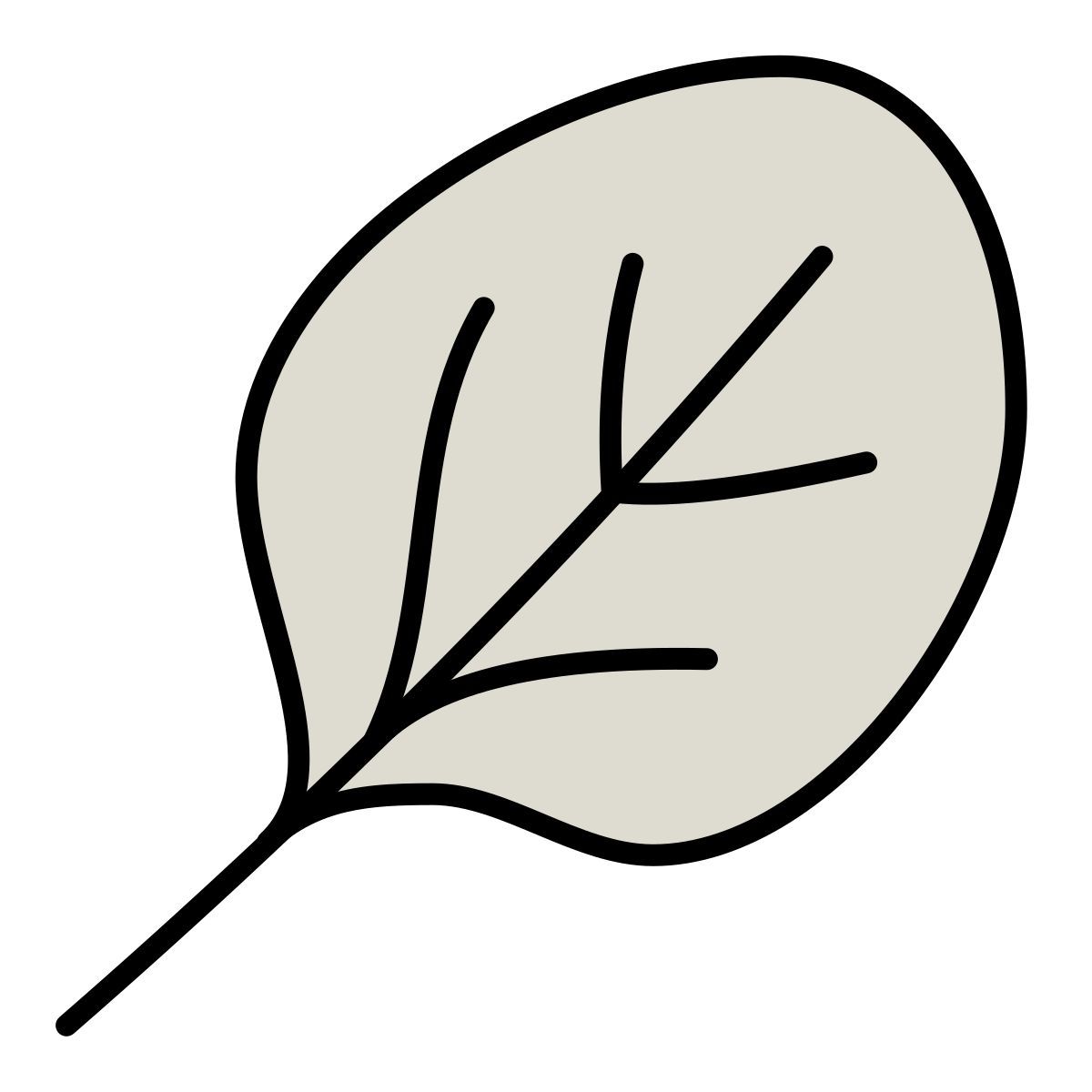 icono espinaca claude hand drawn estilo