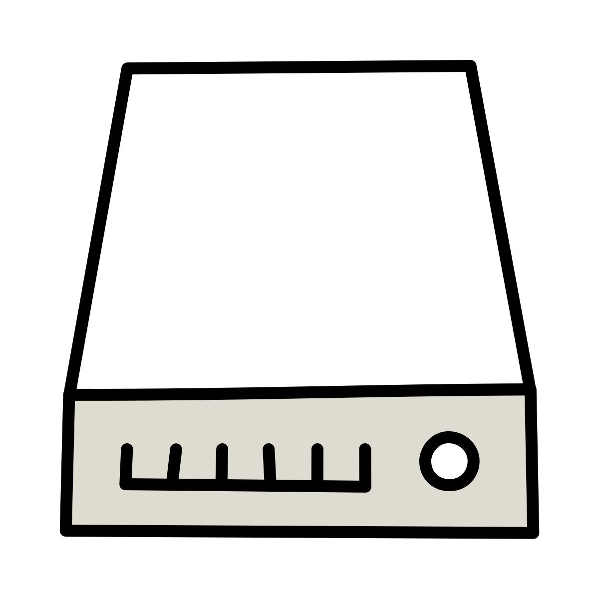 claude hand drawn style ssd icon